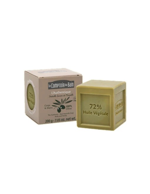 Le Comptoir Du Bain L'Authentique Savon De Marseille Cube 200g -Soins Produits Boutique comptoir du bain authentique savon marseille cube 200g