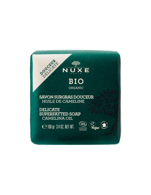 Nuxe Bio Savon Surgras Douceur 100g -Soins Produits Boutique nuxe bio savon surgras douceur 100g